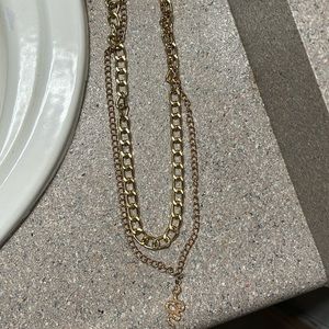 Real gold snake necklace